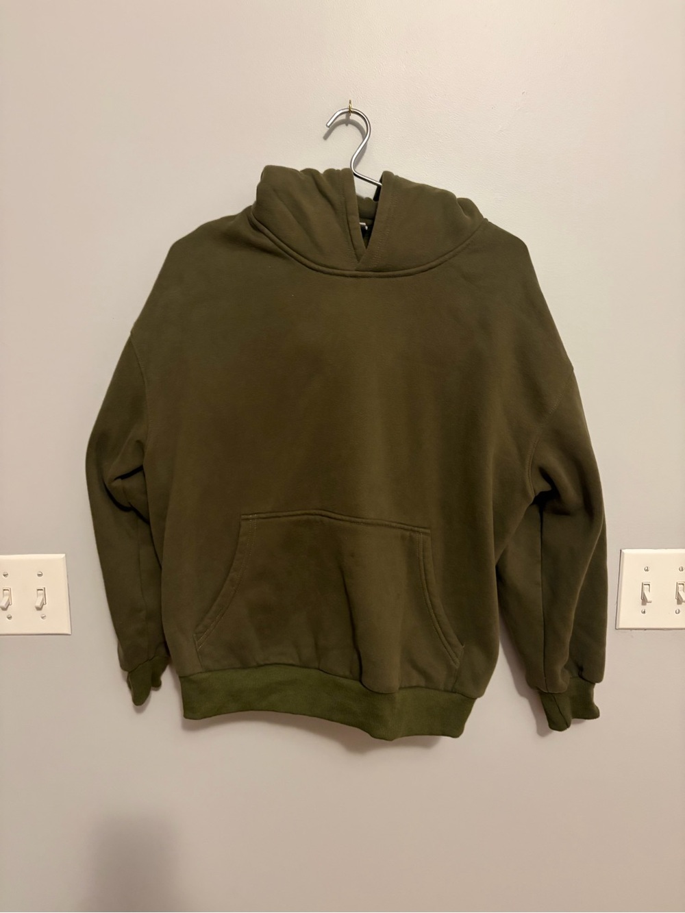 Women’s Olive Green Hooded Sweatshirt